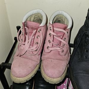 Pink Timberland Boots